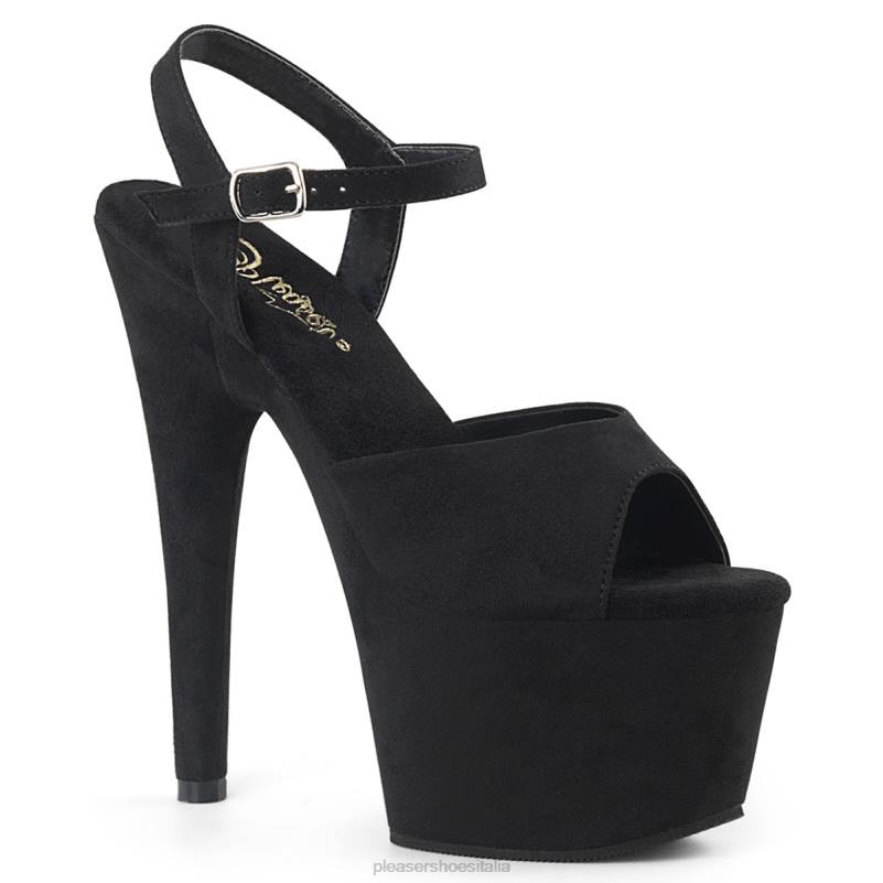 Pleaser Shoes adorare-709fs JHHV352 camoscio nero