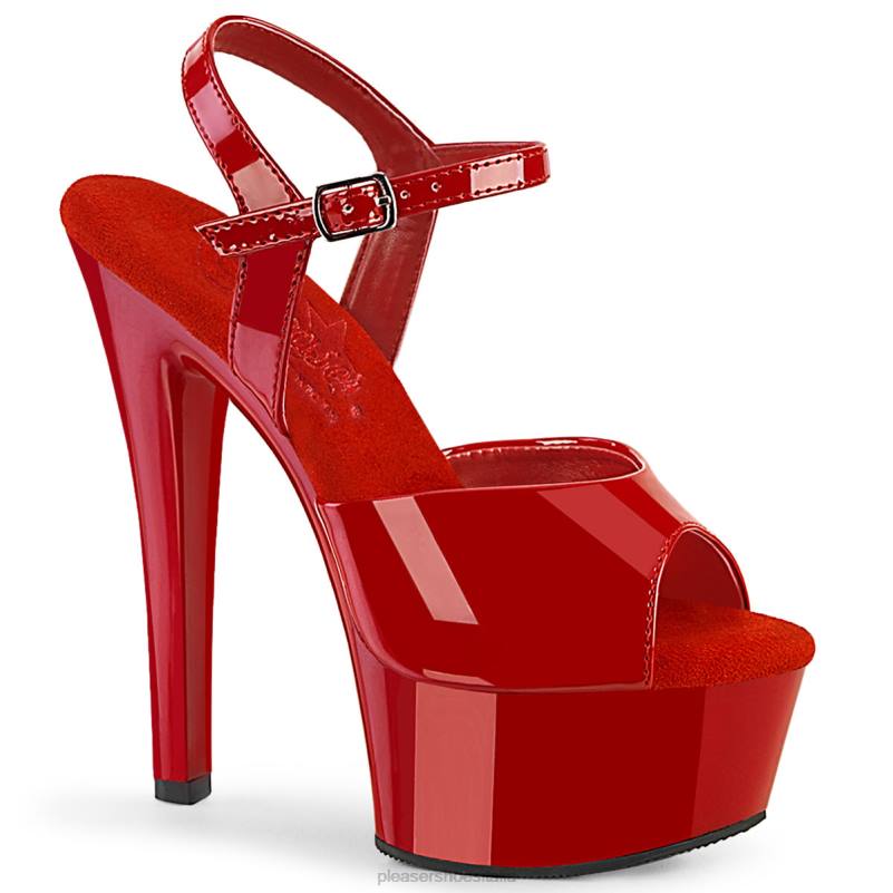 Pleaser Shoes bagliore-609 JHHV413 rosso
