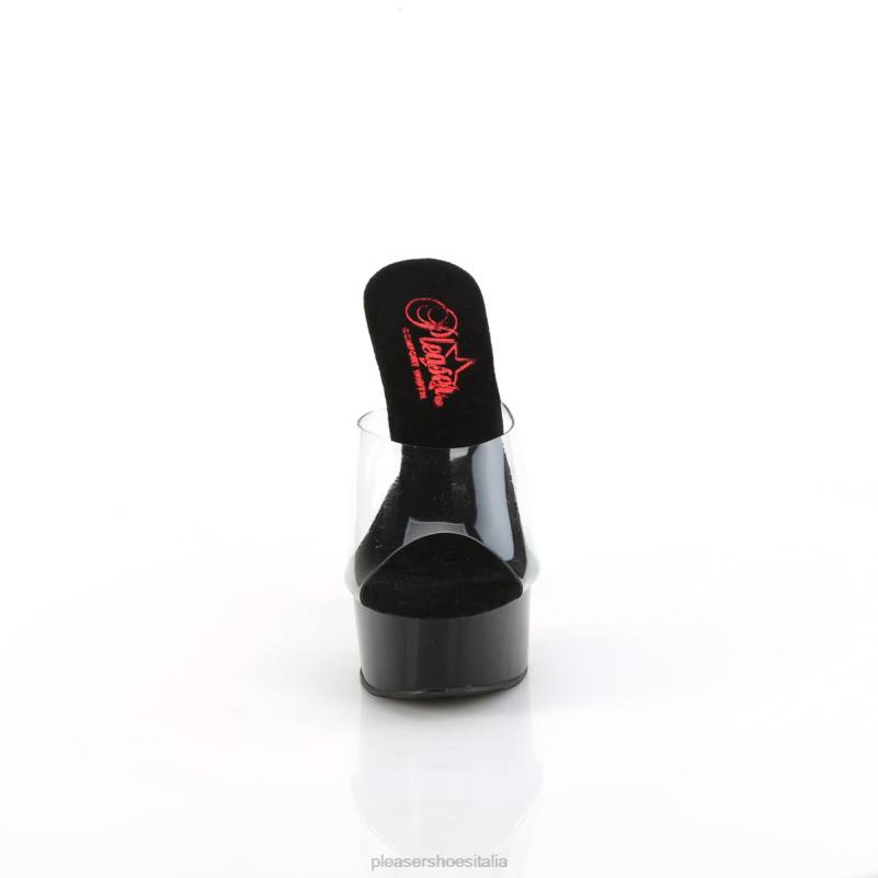 Pleaser Shoes eccitare-601 JHHV397 trasparente/nero