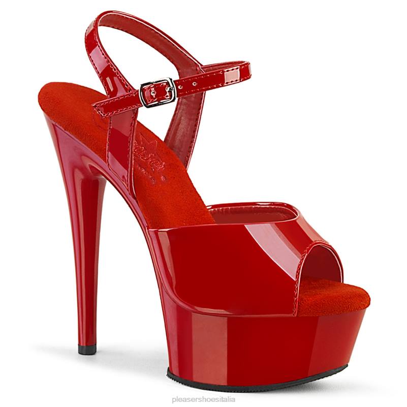 Pleaser Shoes eccitare-609 JHHV404 rosso