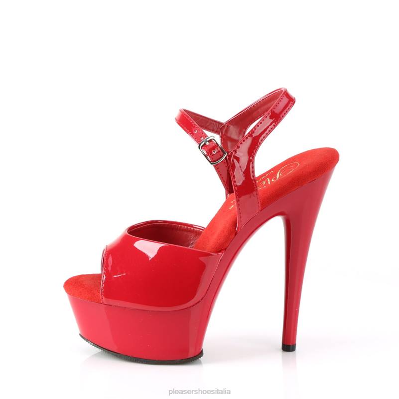 Pleaser Shoes eccitare-609 JHHV404 rosso