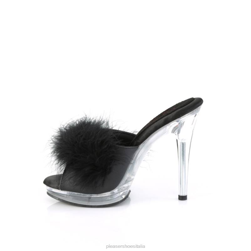 Pleaser Shoes gloria-501f-8 JHHV418 nero/trasparente