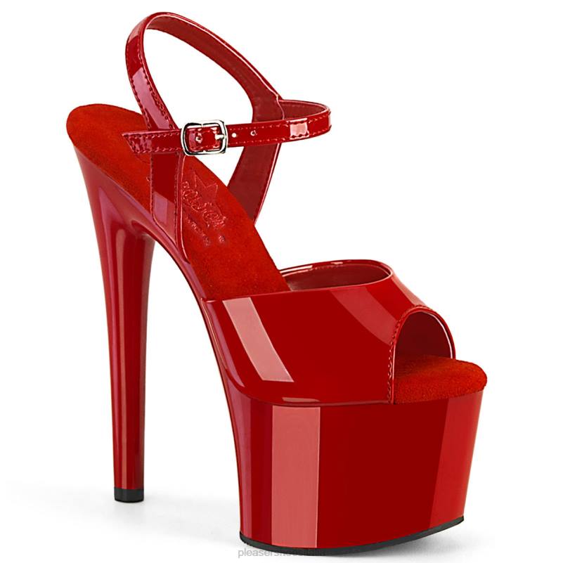 Pleaser Shoes passione-709 JHHV438 rosso