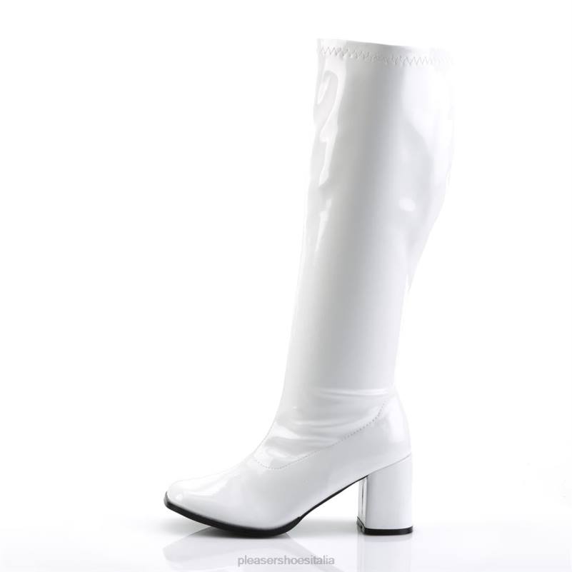 Pleaser Shoes gogo-300wc JHHV449 bianco