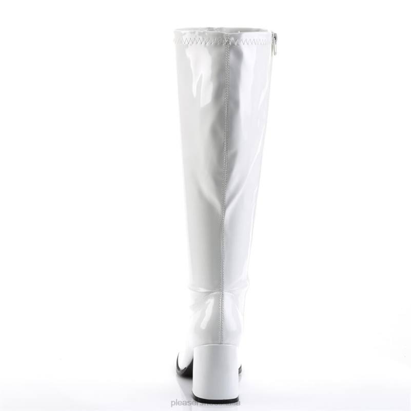 Pleaser Shoes gogo-300wc JHHV449 bianco