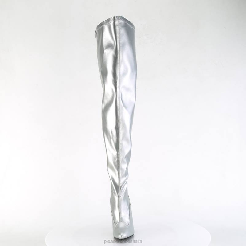 Pleaser Shoes sedurre-3000wc JHHV442 argento