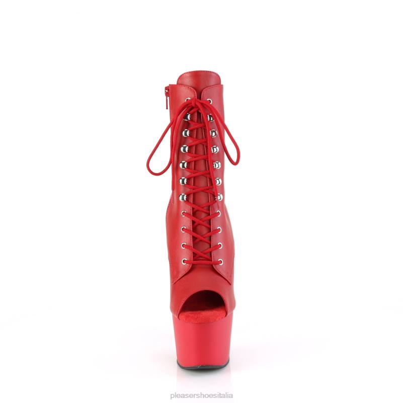 Pleaser Shoes adorare-1021 JHHV81 ecopelle rossa/rosso
