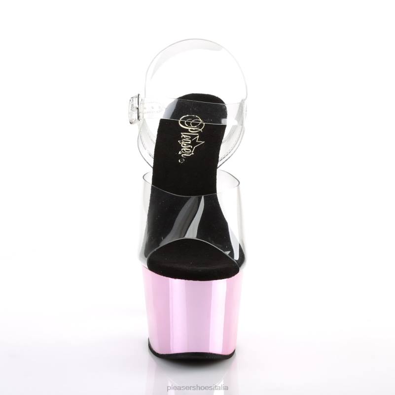 Pleaser Shoes adorare-708 JHHV114 trasparente/rosa confetto
