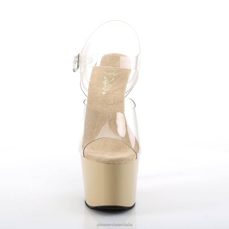 Pleaser Shoes adorare-708 JHHV118 chiaro/beige