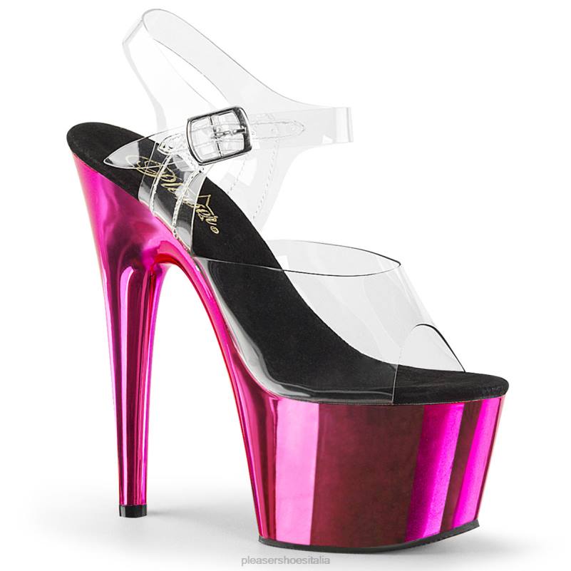 Pleaser Shoes adorare-708 JHHV119 trasparente/rosa