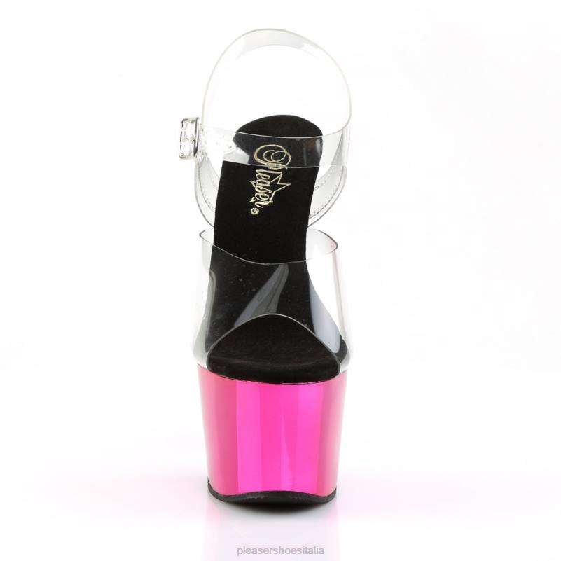 Pleaser Shoes adorare-708 JHHV119 trasparente/rosa