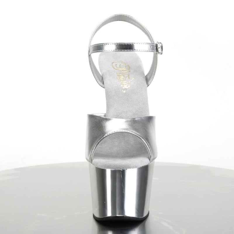 Pleaser Shoes adorare-709 JHHV112 argento/argento cromato