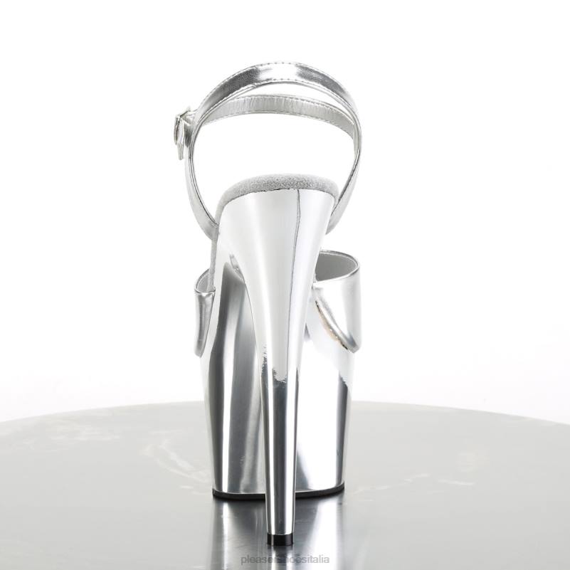 Pleaser Shoes adorare-709 JHHV112 argento/argento cromato
