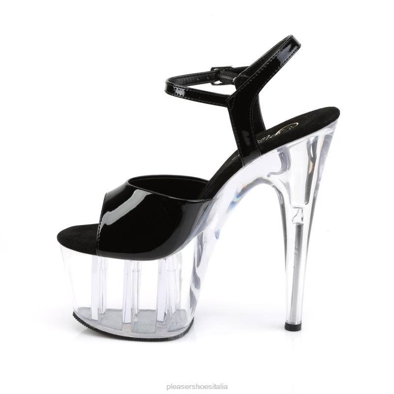 Pleaser Shoes adorare-709 JHHV63 nero/trasparente