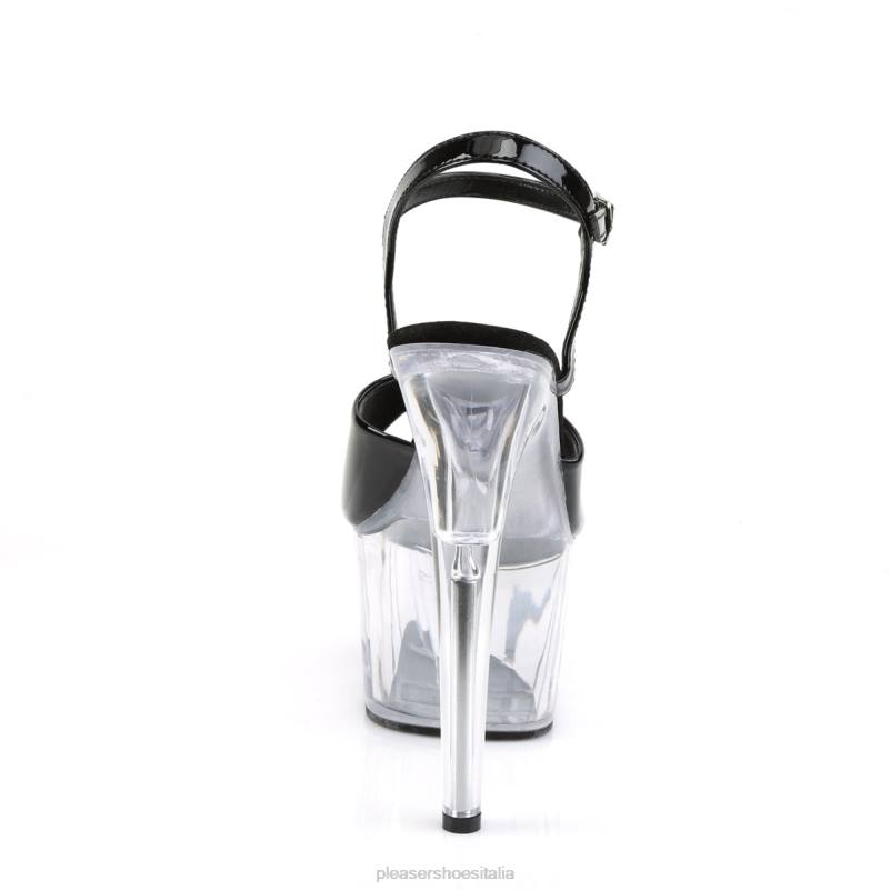Pleaser Shoes adorare-709 JHHV63 nero/trasparente