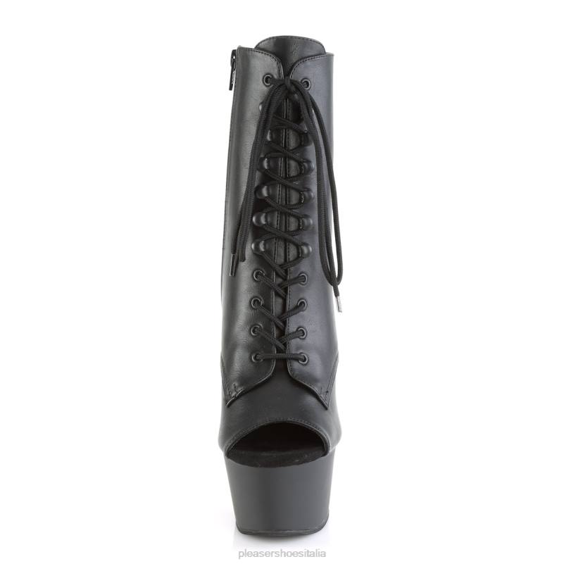 Pleaser Shoes aspirare-1021 JHHV146 ecopelle nera/nero