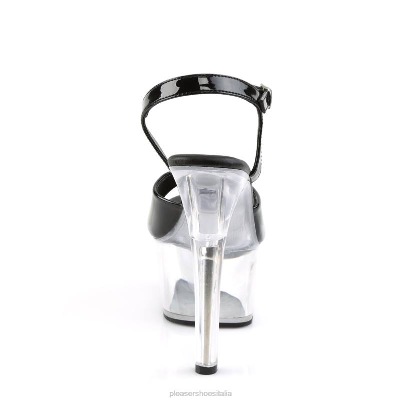 Pleaser Shoes aspirare-609 JHHV70 nero/trasparente