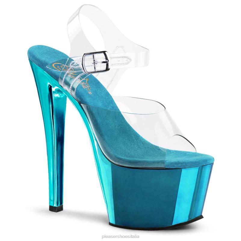 Pleaser Shoes cielo-308 JHHV135 chiaro/verde acqua