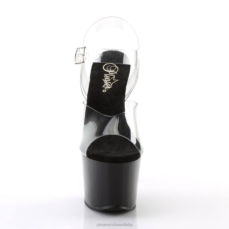 Pleaser Shoes cielo-308 JHHV55 trasparente/nero