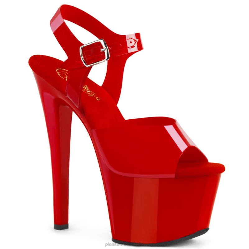 Pleaser Shoes cielo-308n JHHV152 rosso