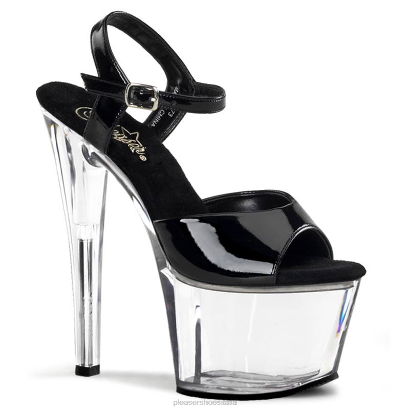 Pleaser Shoes cielo-309 JHHV139 nero/trasparente