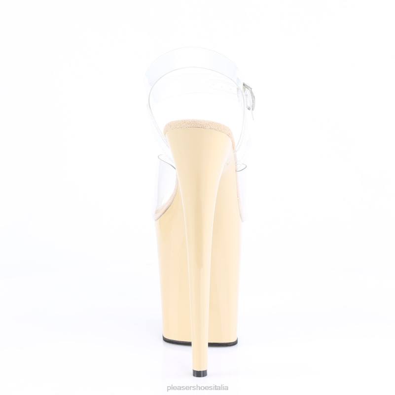 Pleaser Shoes fenicottero-808 JHHV31 chiaro/beige
