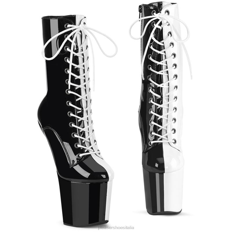 Pleaser Shoes mania-1040tt JHHV11 nero bianco