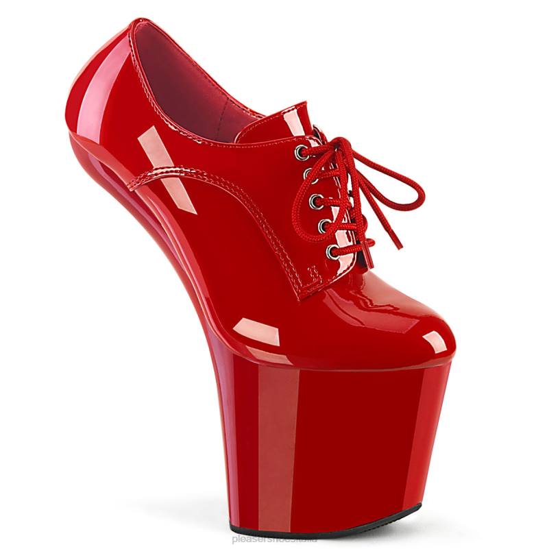 Pleaser Shoes mania-860 JHHV22 rosso