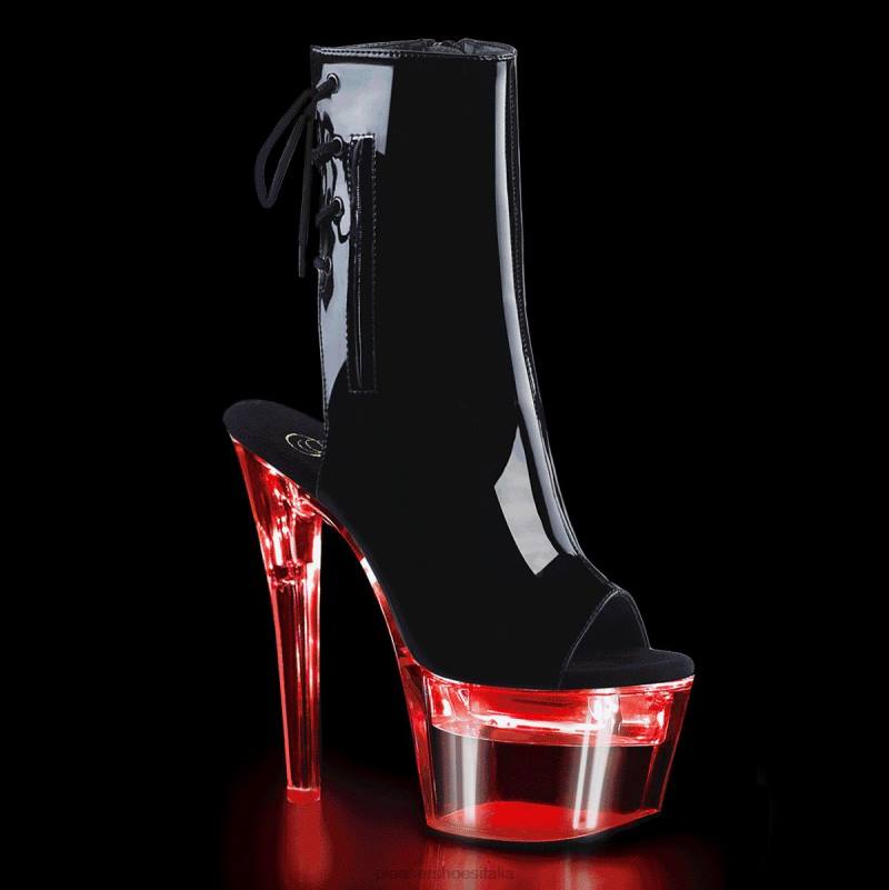 Pleaser Shoes flashdance-1018-7 JHHV187 nero/trasparente