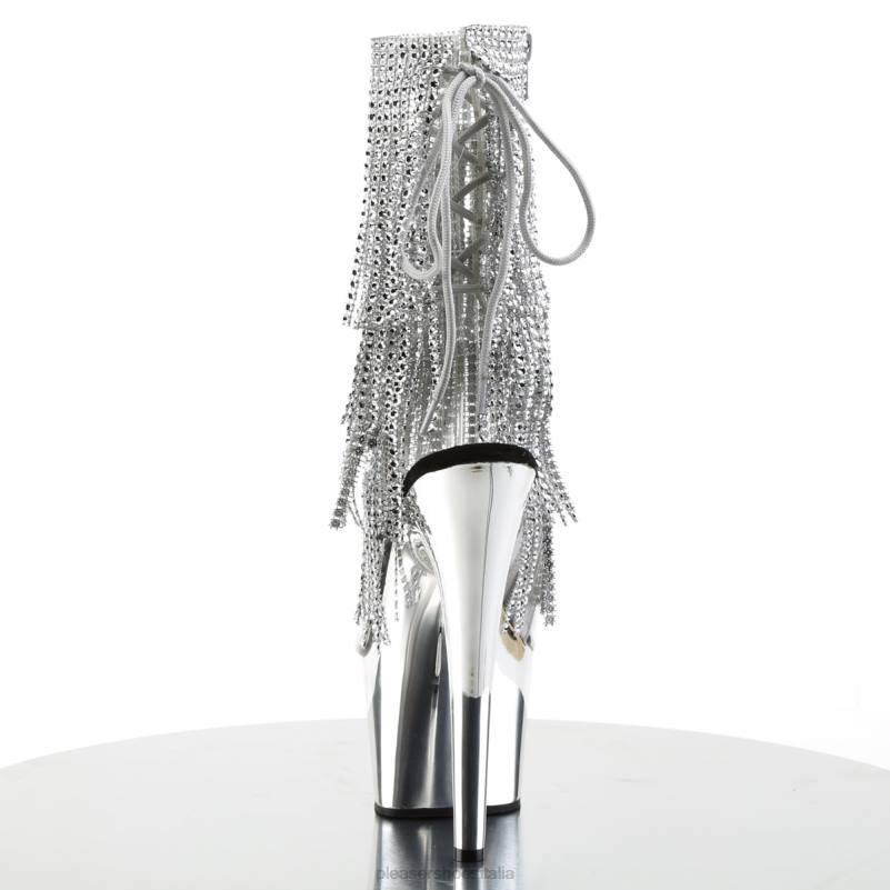 Pleaser Shoes adorare-1017rsf JHHV248 trasparente/argento