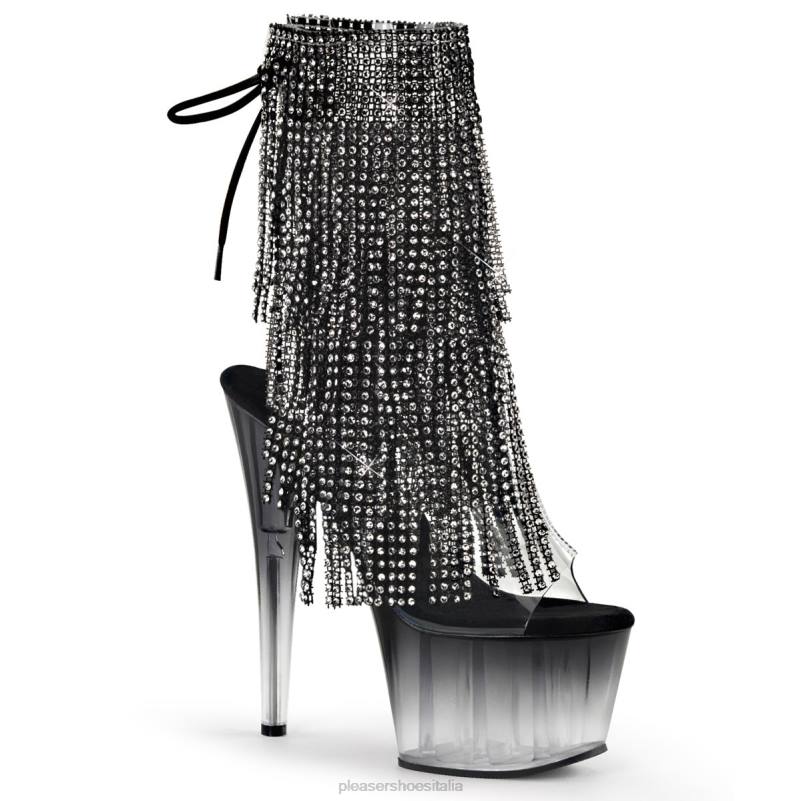 Pleaser Shoes adorare-1017rsft JHHV243 trasparente/nero