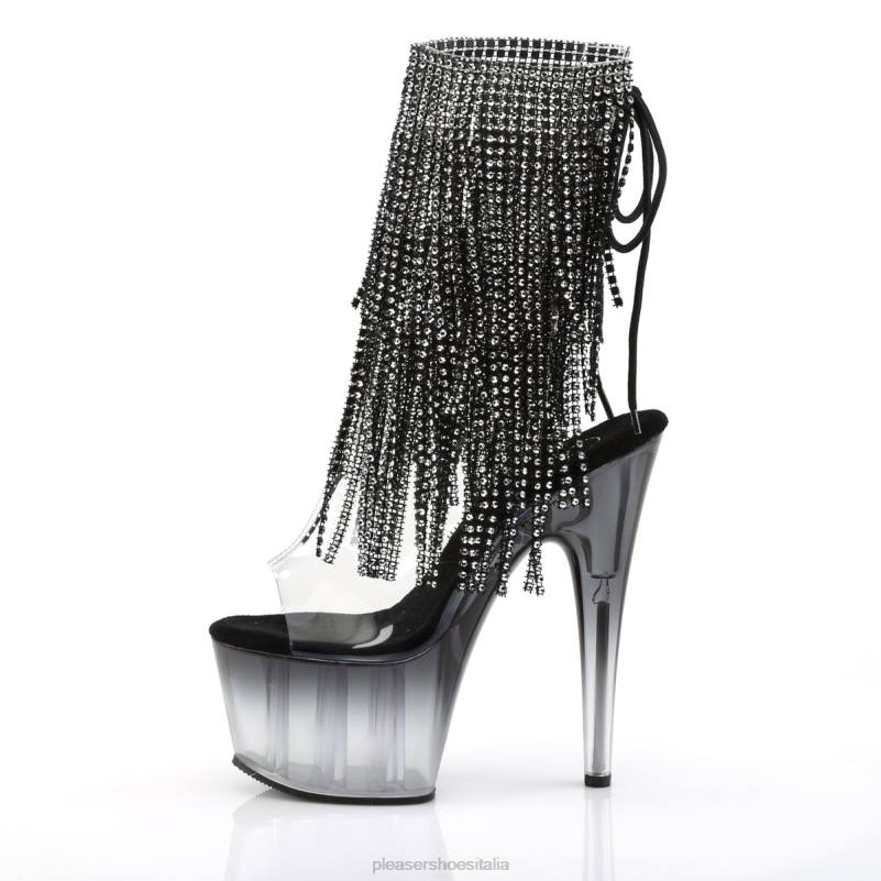 Pleaser Shoes adorare-1017rsft JHHV243 trasparente/nero