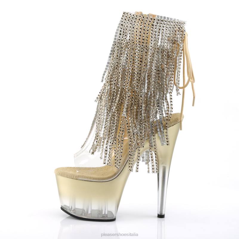 Pleaser Shoes adorare-1017rsft JHHV523 trasparente/oro