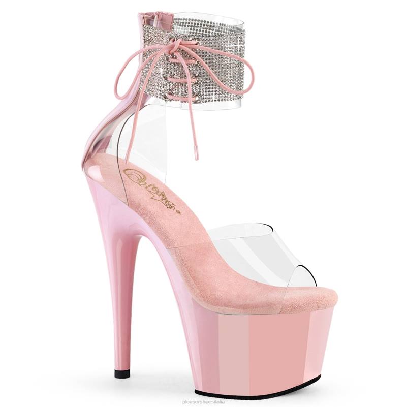 Pleaser Shoes adorare-724rs JHHV230 trasparente/rosa confetto