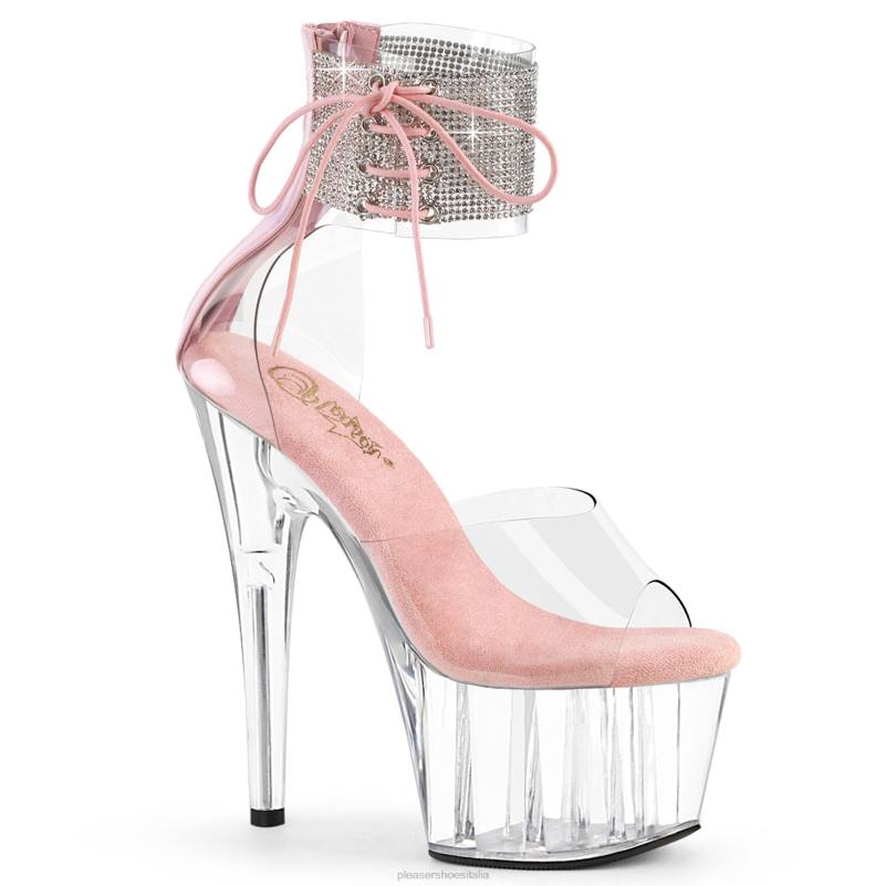 Pleaser Shoes adorare-724rs JHHV233 rosa baby/trasparente