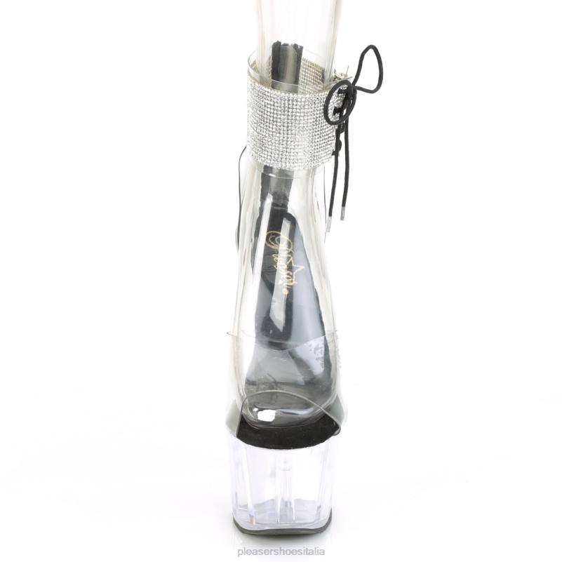 Pleaser Shoes adorare-724rs JHHV234 nero/trasparente