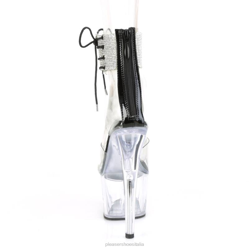 Pleaser Shoes adorare-724rs JHHV234 nero/trasparente