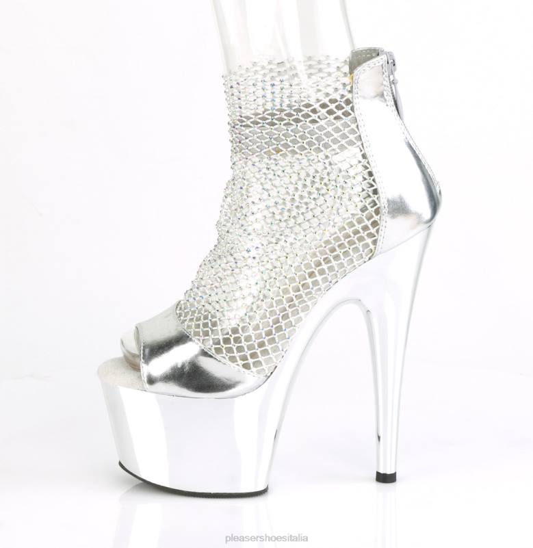Pleaser Shoes adorare-765rm JHHV277 argento