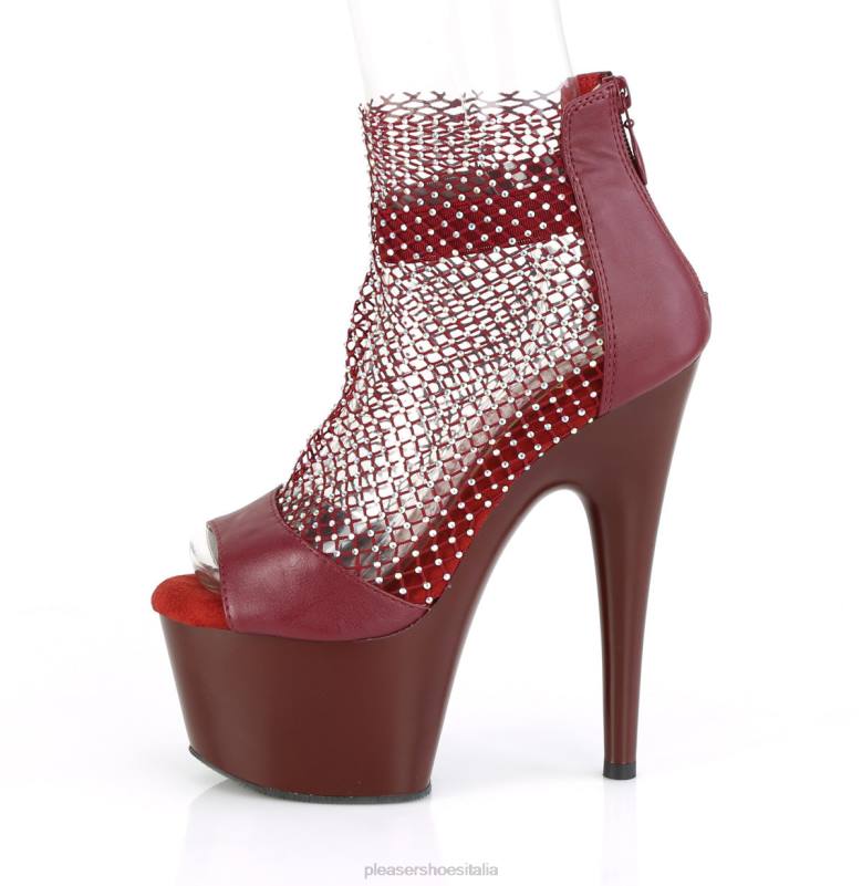 Pleaser Shoes adorare-765rm JHHV498 Borgogna