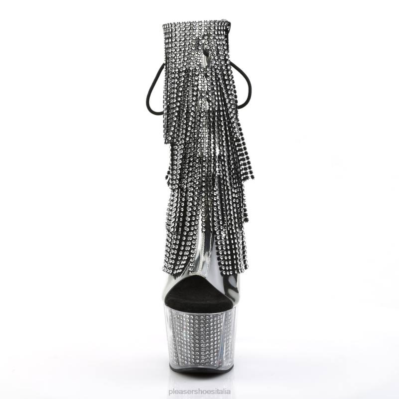 Pleaser Shoes adoro-1017srs JHHV228 trasparente/nero