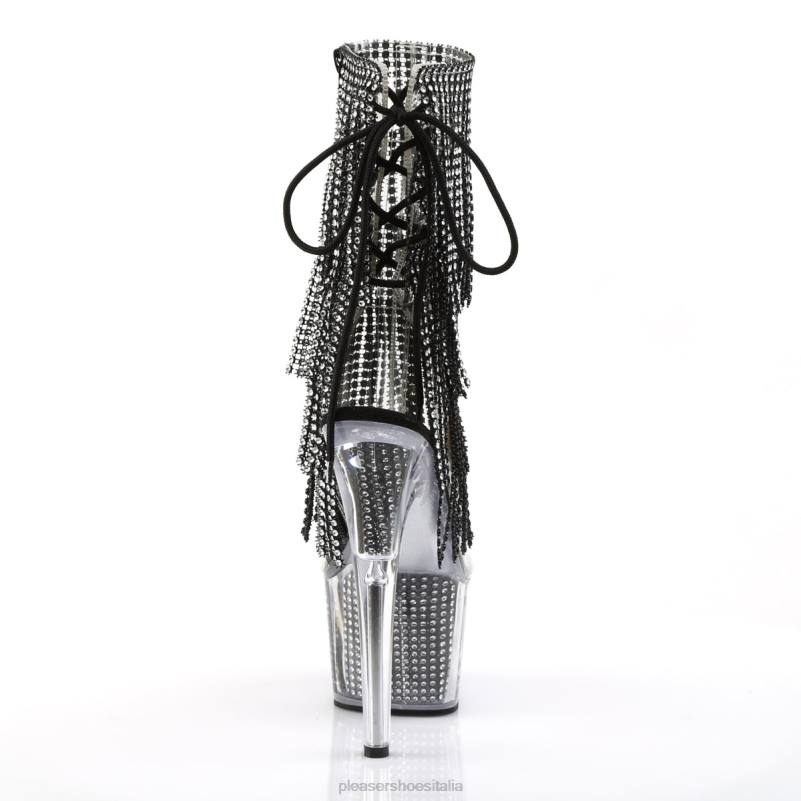 Pleaser Shoes adoro-1017srs JHHV228 trasparente/nero