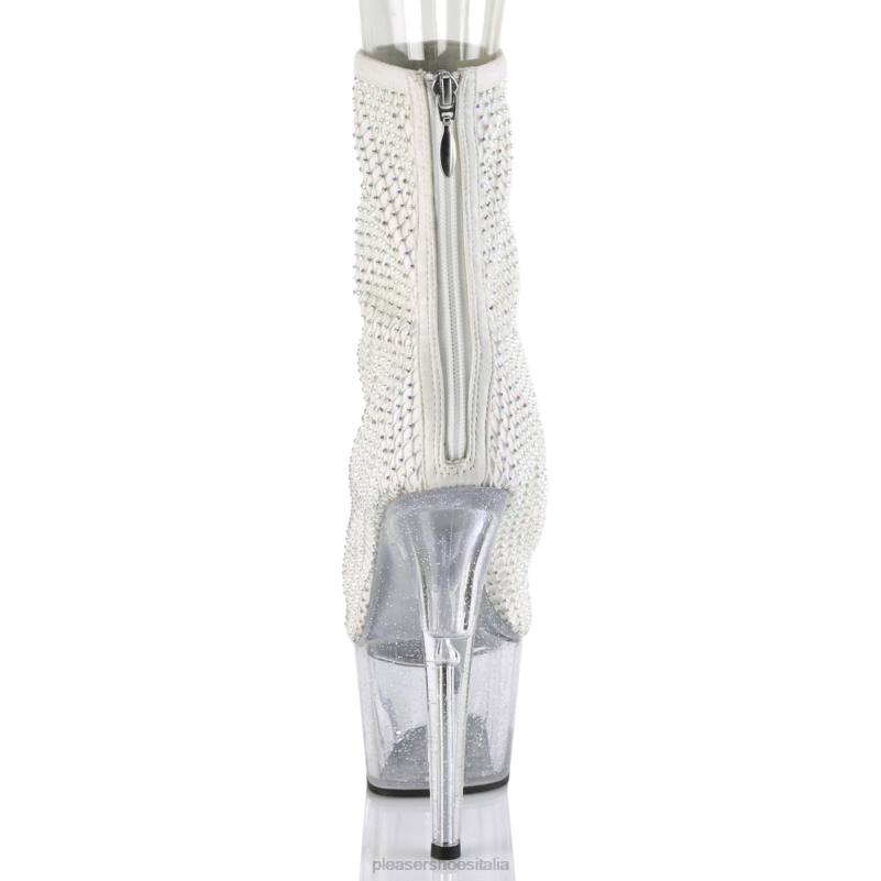 Pleaser Shoes adoro-1031gm JHHV531 bianco/trasparente