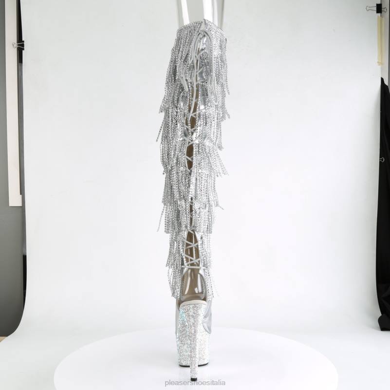 Pleaser Shoes bejeweled-3019rsf-7 JHHV258 argento