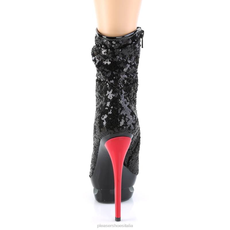 Pleaser Shoes bionda-r-1009 JHHV294 nero rosso