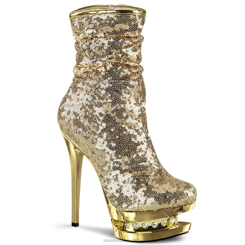 Pleaser Shoes bionda-r-1009 JHHV295 oro