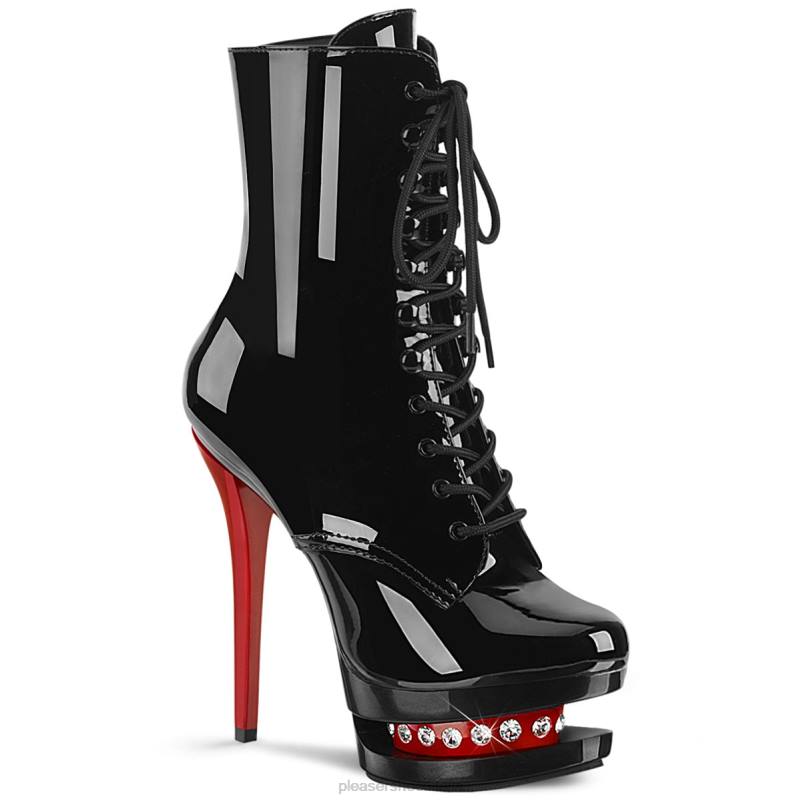 Pleaser Shoes bionda-r-1020 JHHV236 nero rosso