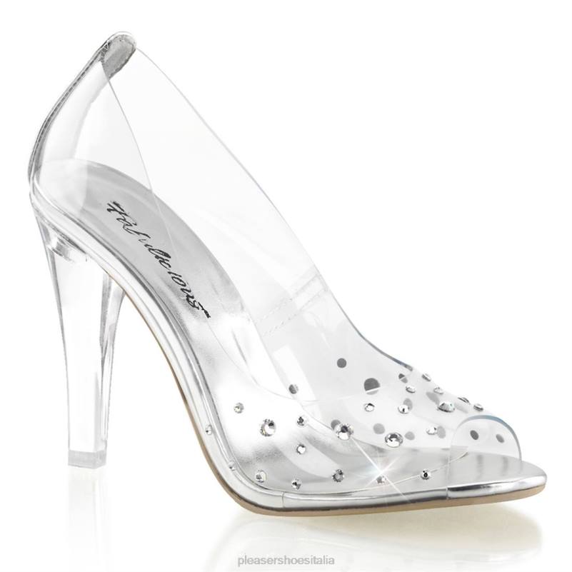 Pleaser Shoes chiaramente-420 JHHV525 chiaro