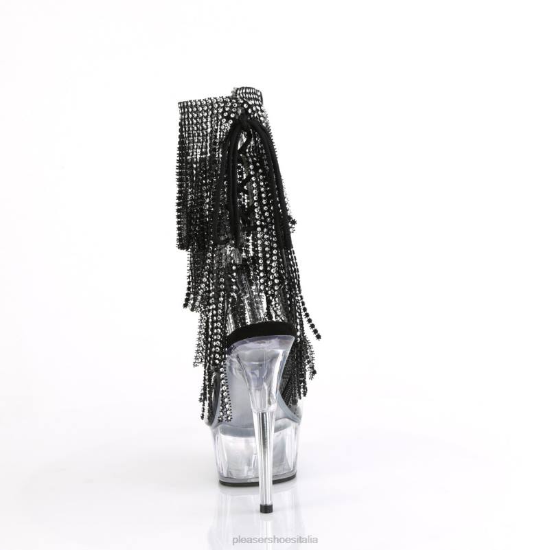 Pleaser Shoes delizia-1017rsf JHHV298 nero/trasparente