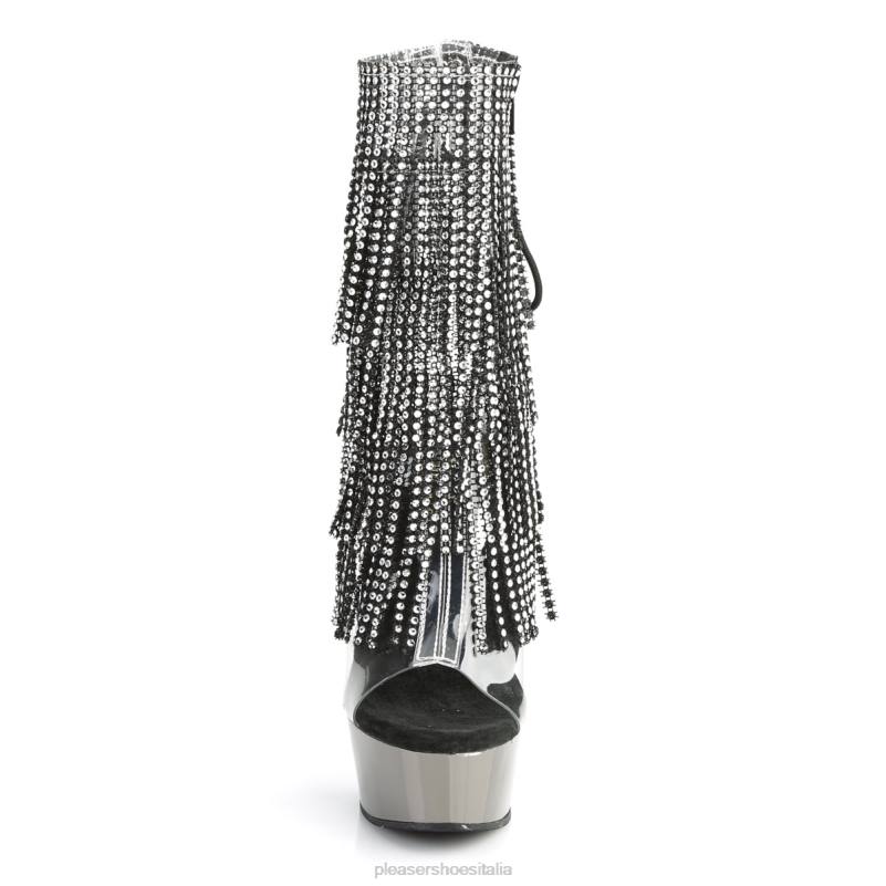 Pleaser Shoes delizia-1017rsf JHHV299 chiaro/grigio