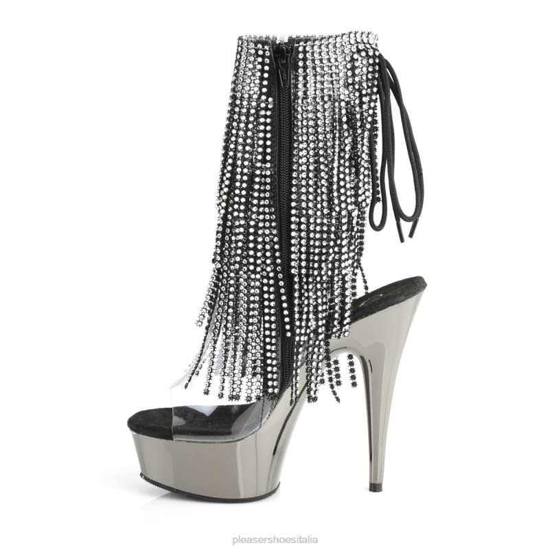 Pleaser Shoes delizia-1017rsf JHHV299 chiaro/grigio